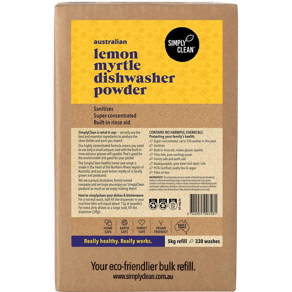 Dishwasher Powder (Lemon Myrtle), 9342935003581