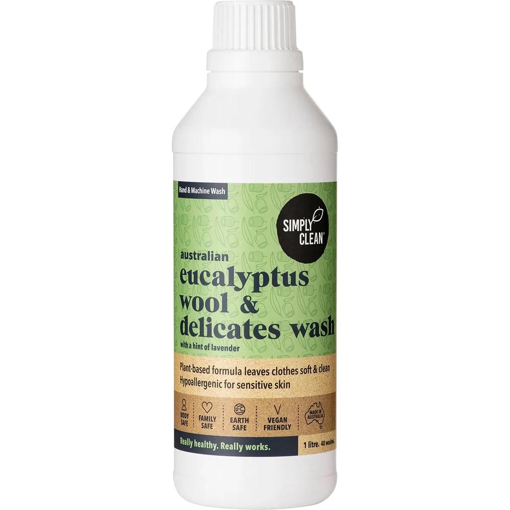Wool & Delicates Wash Eucalyptus - 1 Litre, 9342935003758