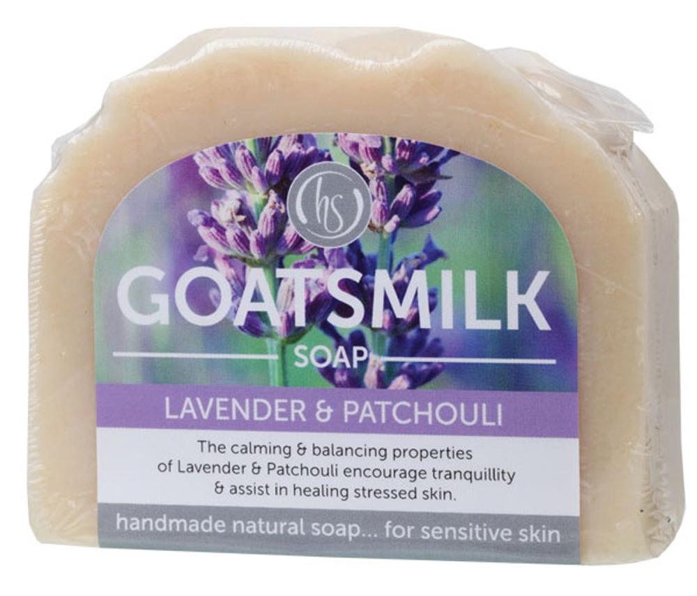 Goat's Milk Soap (Lavender & Patchouli) - 140g, 9343334000010