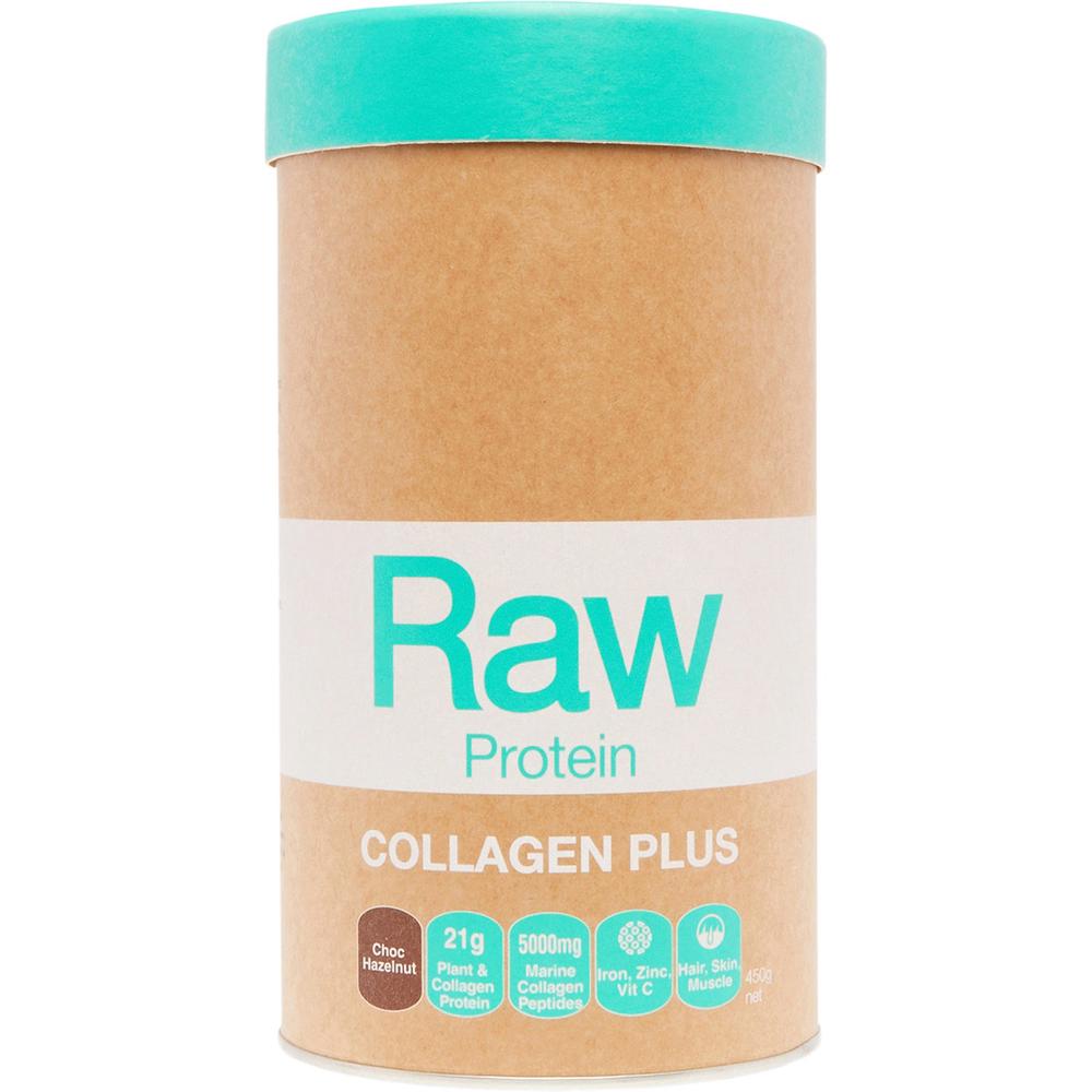 Amazonia Raw Protein Collagen Plus (Choc Hazelnut) - 450g, 9344060002255