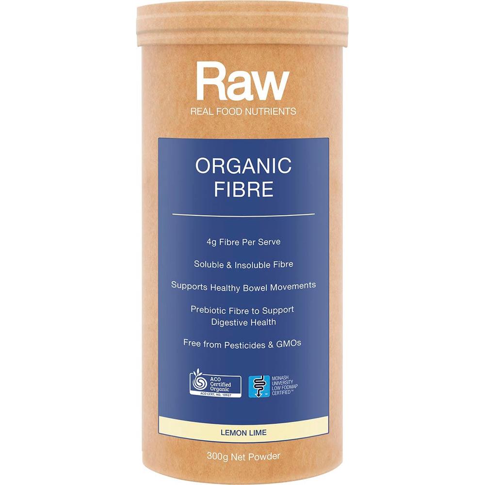 Raw Organic Fibre Lemon Lime - 300g, 9344060003634