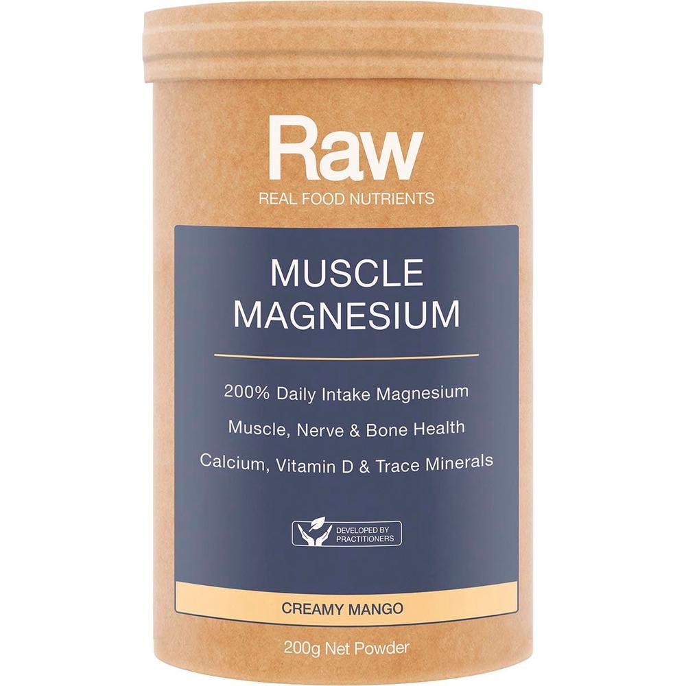 Raw Muscle Magnesium Creamy Mango - 200g, 9344060003665