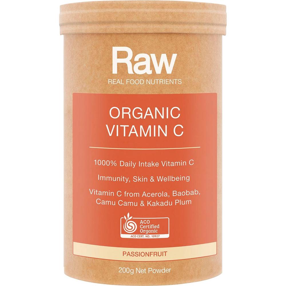 Raw Organic Vitamin C Passionfruit - 200g, 9344060003726