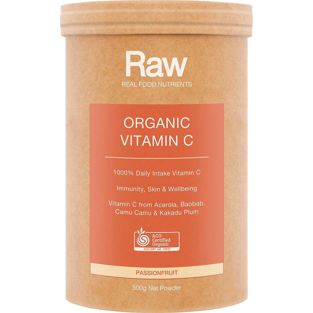 Raw Organic Vitamin C Passionfruit - 500g, 9344060003733