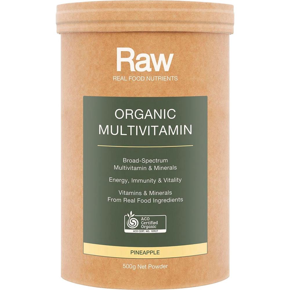 Raw Organic Multivitamin Pineapple - 500g, 9344060003924
