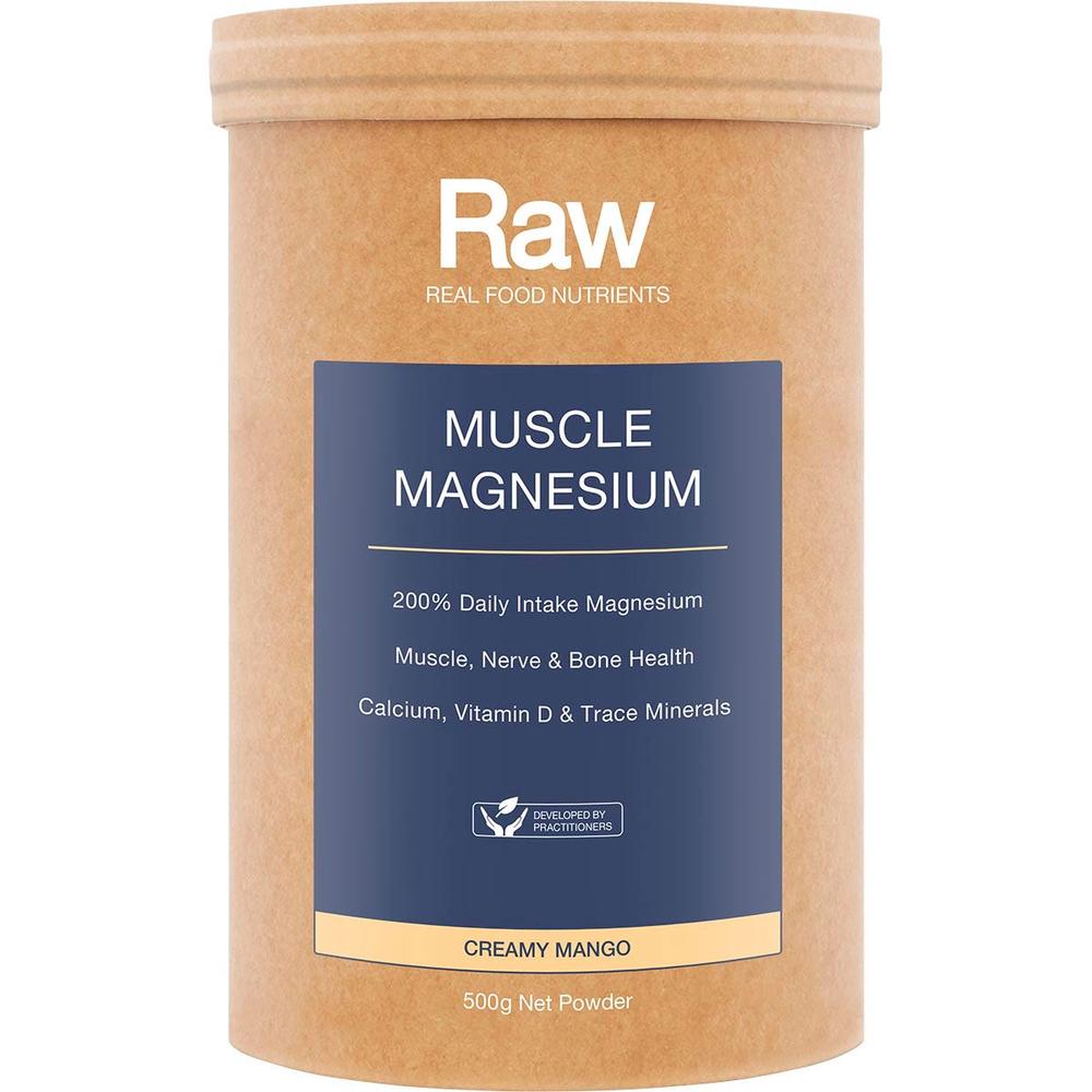 Raw Muscle Magnesium Creamy Mango - 500g, 9344060003931