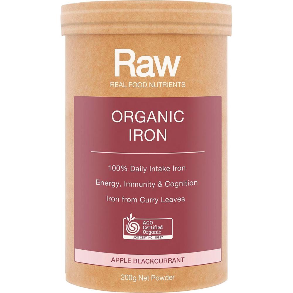 Raw Organic Iron Apple Blackcurrant - 200g, 9344060003948