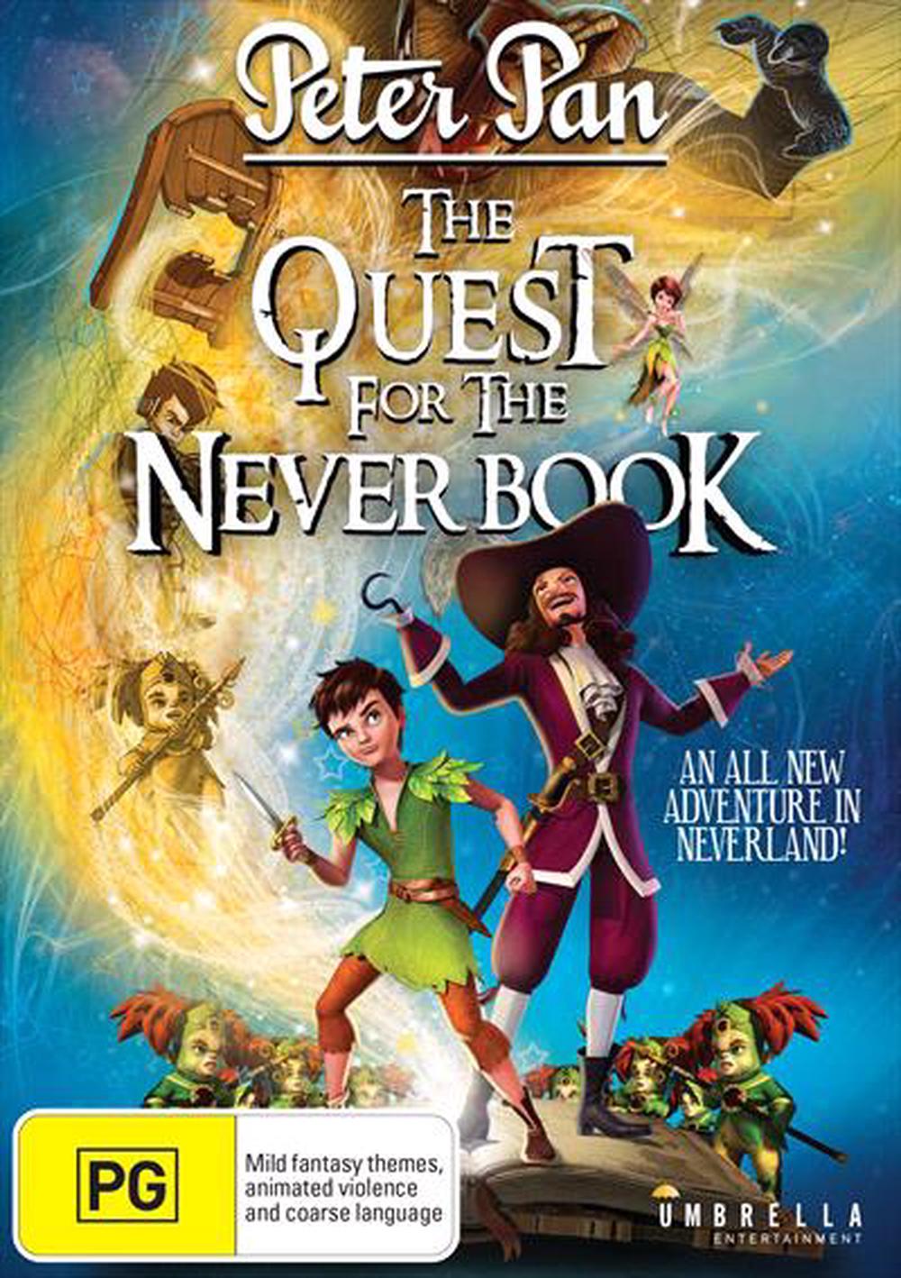 Peter Pan - Quest For The Never Book, The, DVD | Buy online at The Nile
