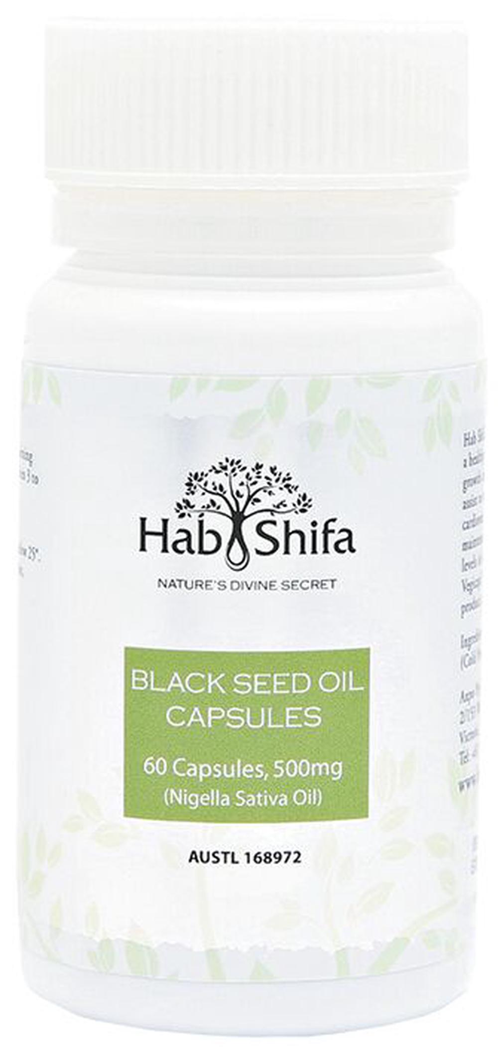 Black Seed Oil Vegecaps - 500mg, 9345616000053
