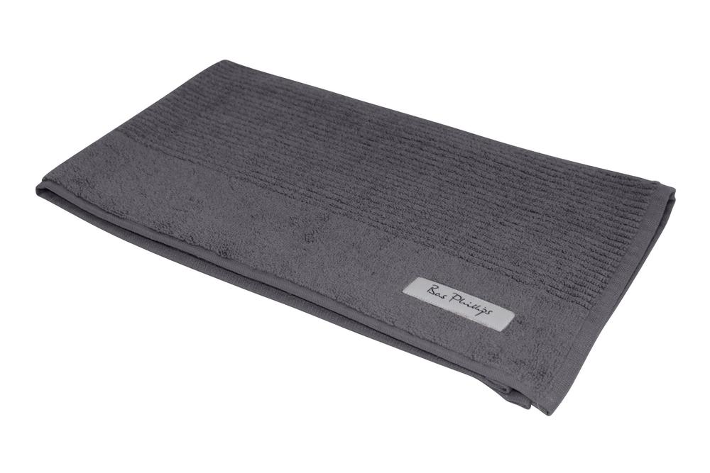Bas Phillips Cairo Egyptian Cotton Bath Mat (Graphite) - 48x78cm, 9345709036952