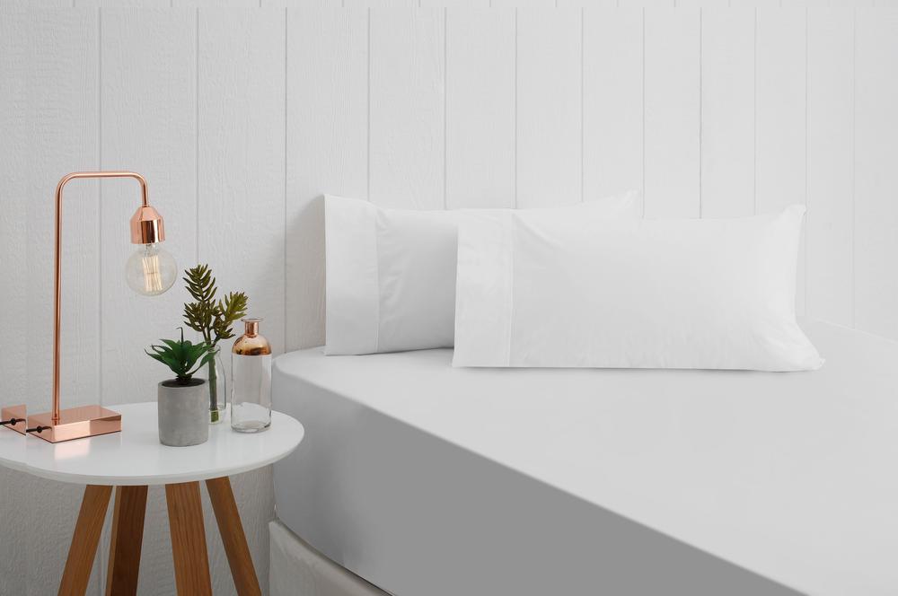 100% Cotton Sheet Set (Snow), 9345709048078