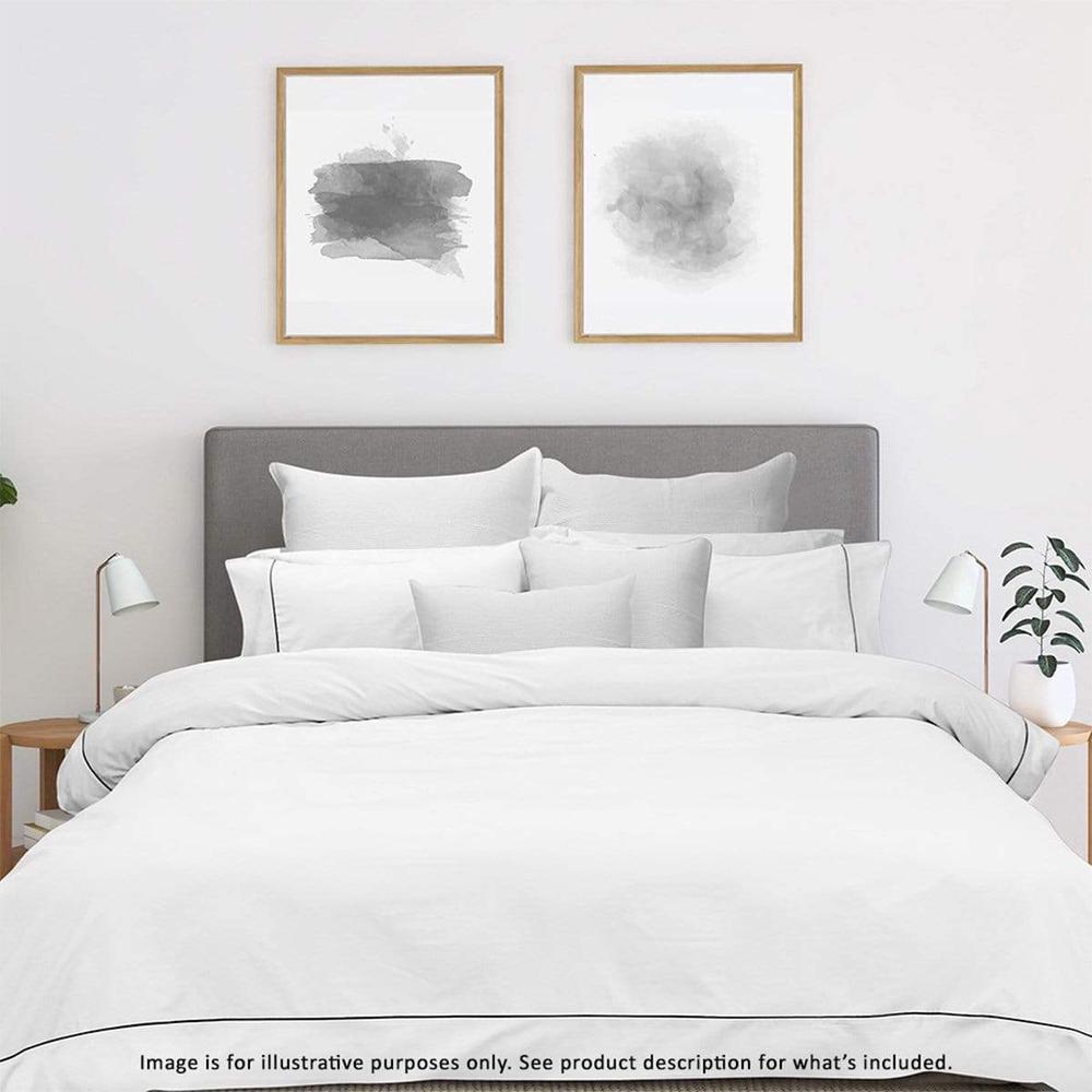 250TC Breathe Cotton Quilt Cover Set (White Snow), 9345709093030
