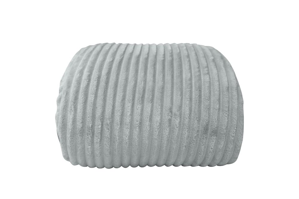 Odyssey Living New York Ribbed Blanket (Silver) Queen Buy online at The Nile