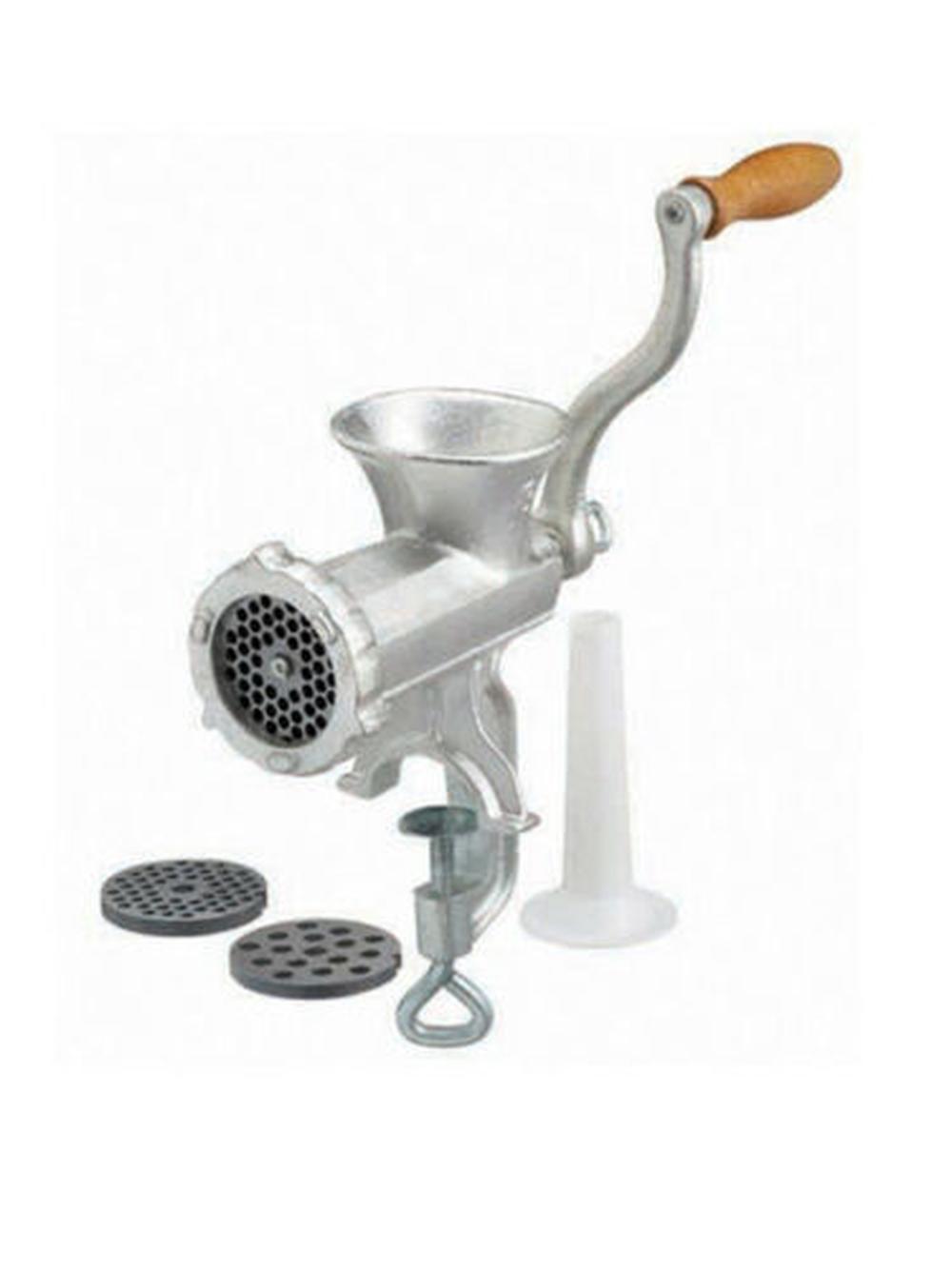 Davis & Waddell Meat Mincer No. 8 with 3 Blades (Silver) 13x27x27cm