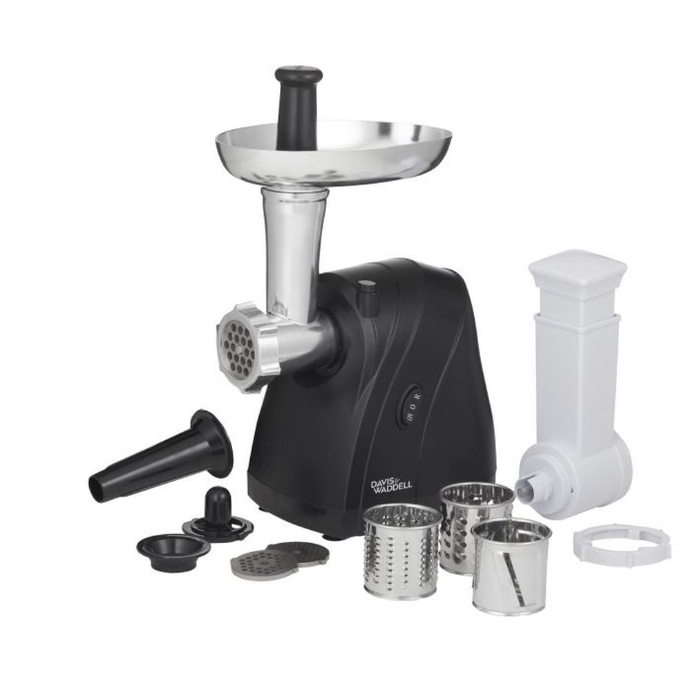 Davis & Waddell 2in1 Electric Meat Mincer/Vegetable Slicer (Black