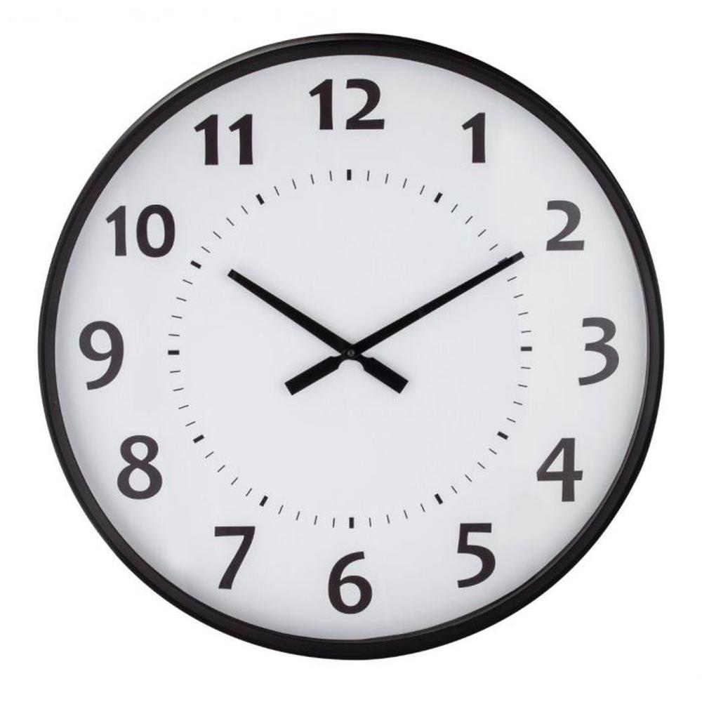 Academy Alcott Wall Clock (Black/White) 60x7.5x60cm Buy online at