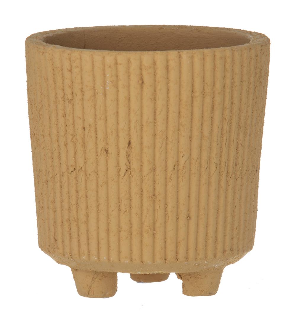 Aurora Pot (Mustard) - 14x14x15cm, 9345869245119