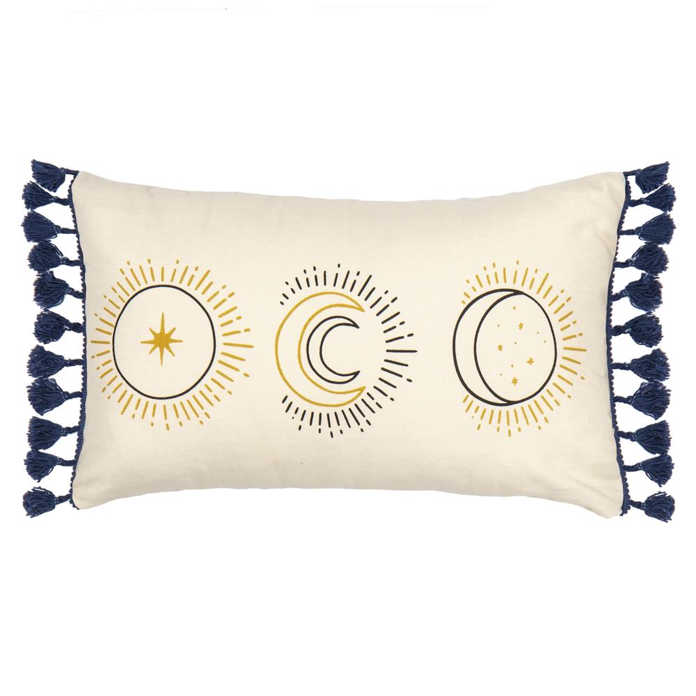 Galaxy Cushion (Cream/Black/Gold) - 50x10x30cm, 9345869253954
