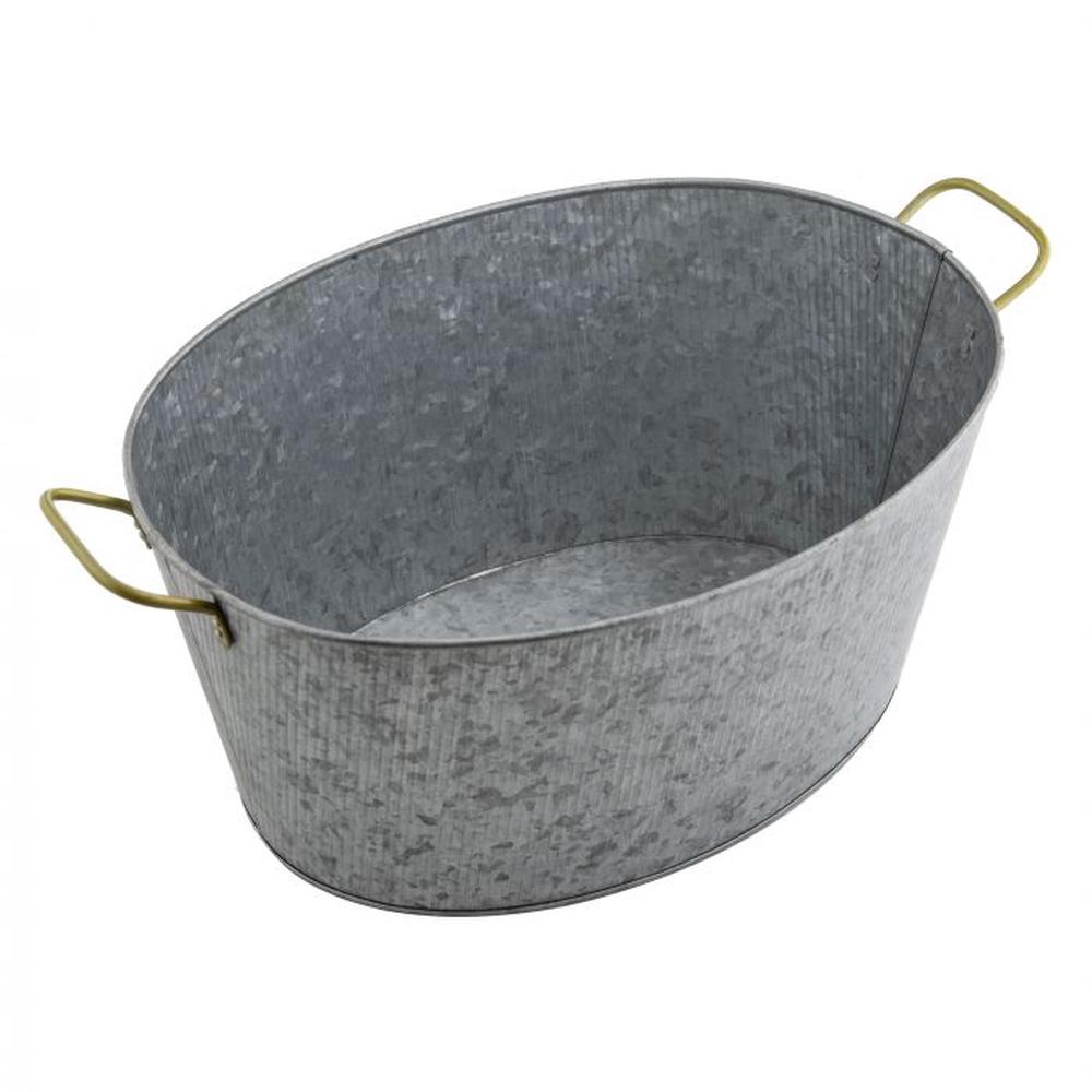 Amalfi Colette Ice Bucket with Handles (Silver/Gold) 47x36x22.5cm