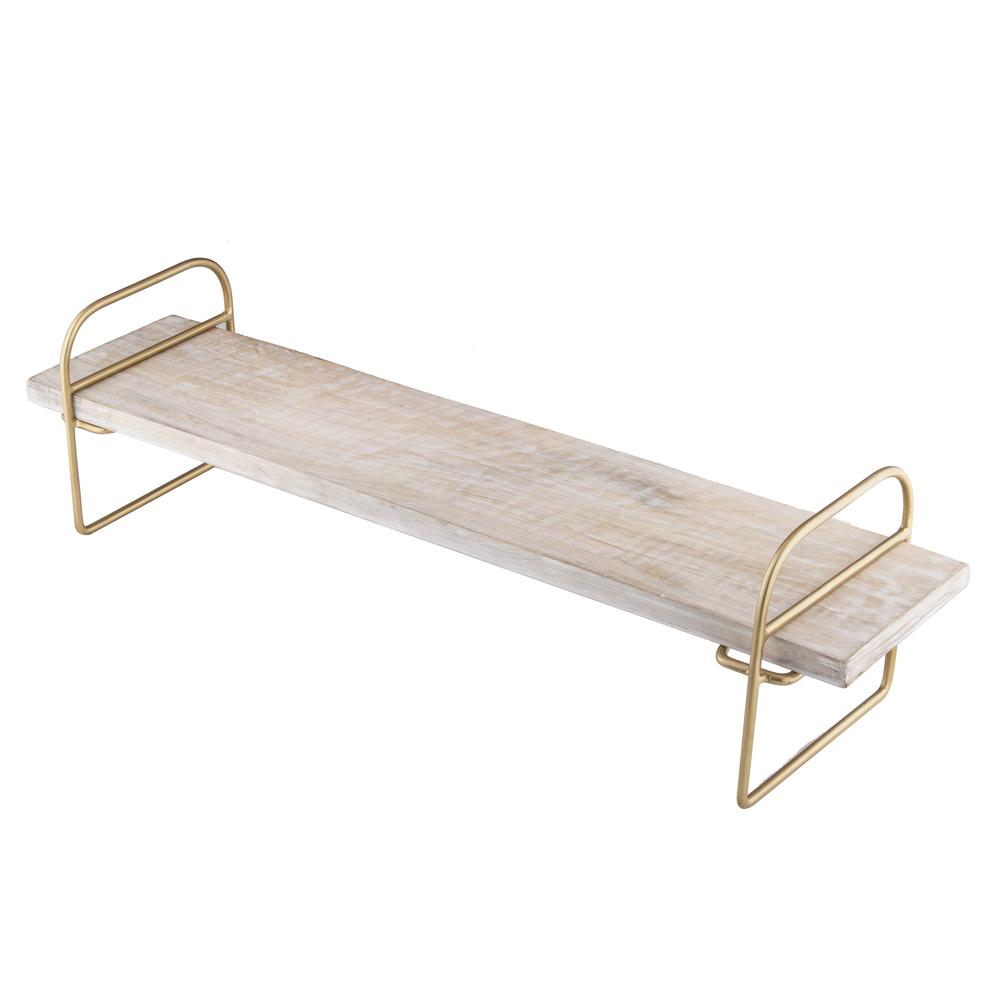 Fine Foods Collapsible Rectangular Board (White/Gold), 9345869260204