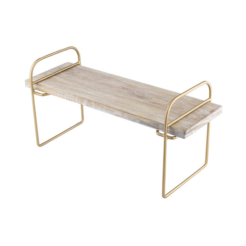 Fine Foods Collapsible Rectangular Board (White/Gold), 9345869260211