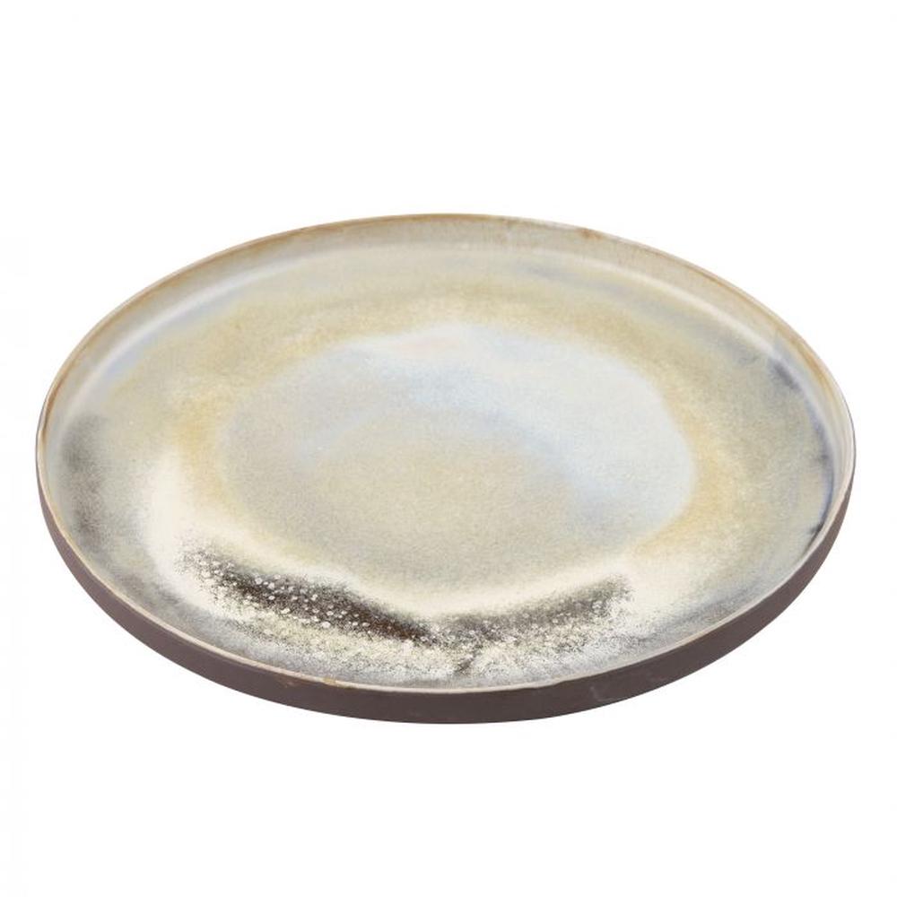 Adriatic Round Serving Platter (Seafoam/Pine/Grey) - 33x33x2cm, 9345869262062