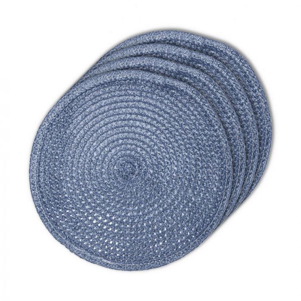 Amalfi Jai Placemat, Set of 4 (Navy) 35x35x0.3cm Buy online at The Nile