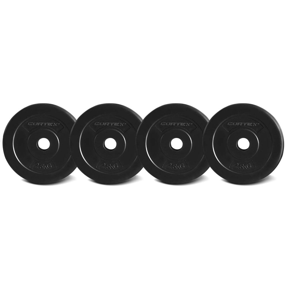 Cortex EnduraShell 25mm Standard Plates Set of 4 - 2.5kg by Cortex - ISBN: 9347166057563