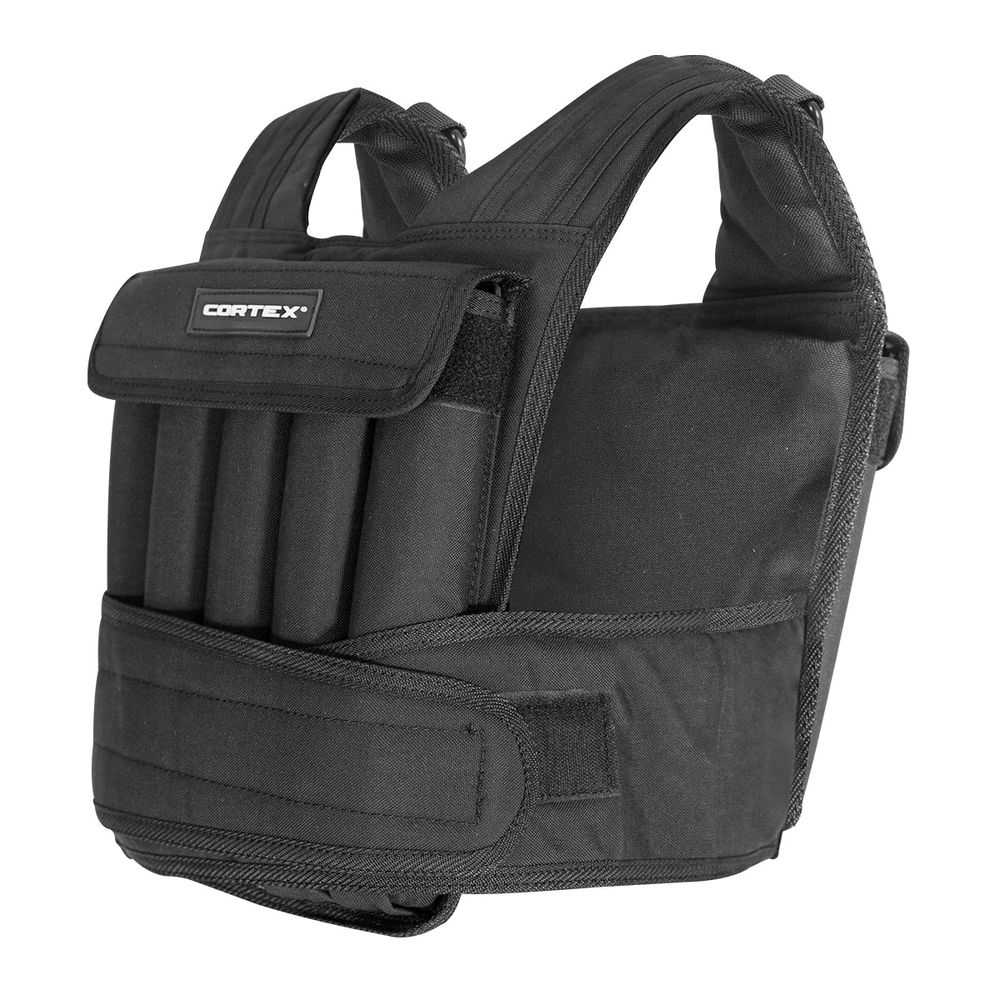 Cortex Adjustable Weight Vest With 1kg Increments in Black - 20kg by Cortex - ISBN: 9347166061072