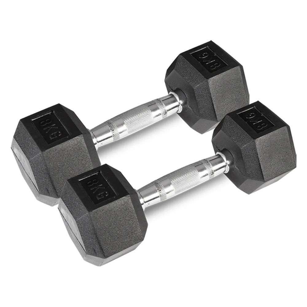 Cortex 8kg Hex Dumbbell (Pair) by Cortex - ISBN: 9347166061829