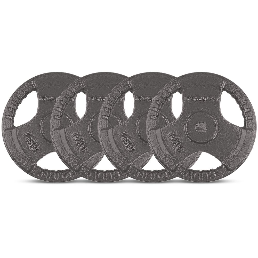 Cortex Tri-Grip Standard Plates, Set of 4 - 10kg/25mm by Cortex - ISBN: 9347166062369