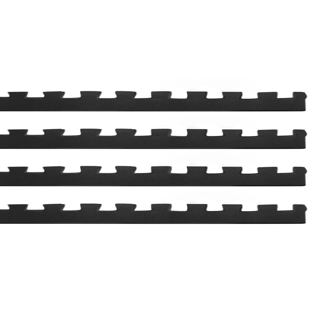 Cortex Interlocking Gym Floor Mat Edges 4 Pack (Suits 10mm Interlocking Mats) by Cortex - ISBN: 9347166070128