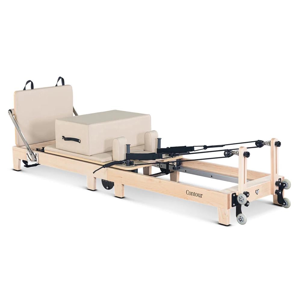 Lifespan Fitness Contour Folding Wooden Pilates Reformer Machine Set (Beige) by Lifespan Fitness - ISBN: 9347166076274