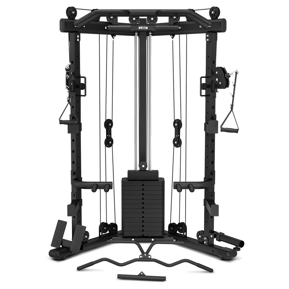 LSG Fitness LSG GRK-110 Space Saving Multi Function Rack with 73kg Cable Crossover by LSG Fitness - ISBN: 9347166079800