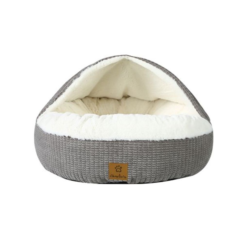 Charlie's Pet Snuggle Hooded Nest (Silver) - Medium by Charlie's Pet - ISBN: 9347563002456