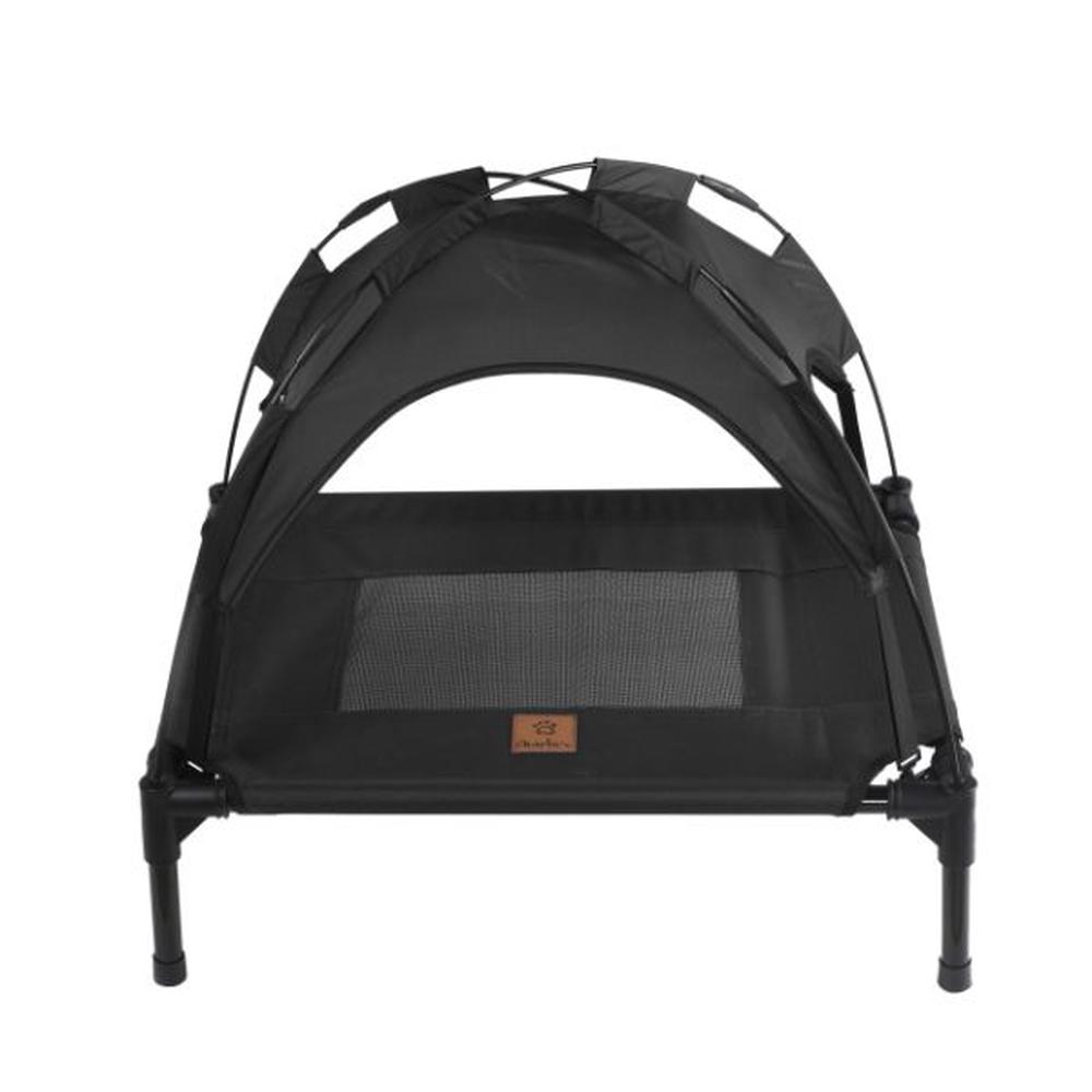 Charlie's Pet Elevated Bed with Tent (Black) - Small, 9347563003224