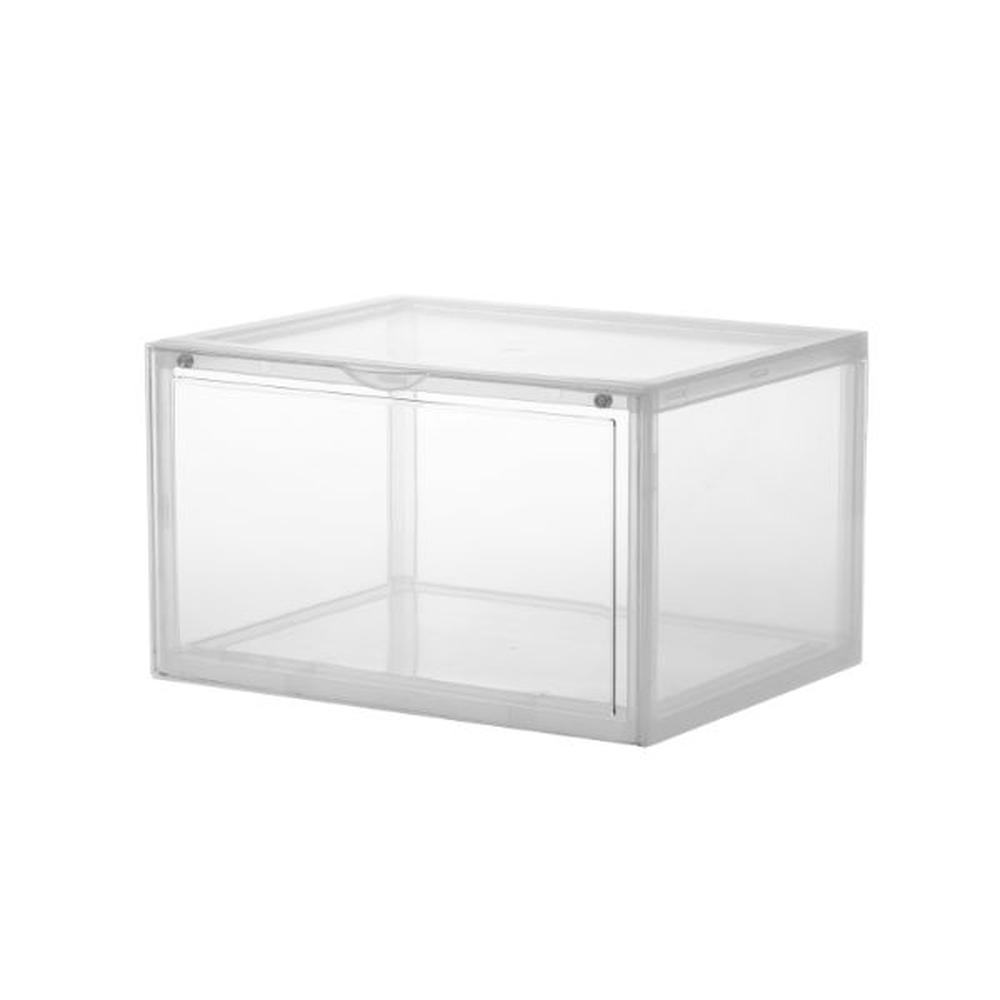Sherwood Home Kicks Side Display Stackable Shoe Storage Box (Clear), 9347563004627