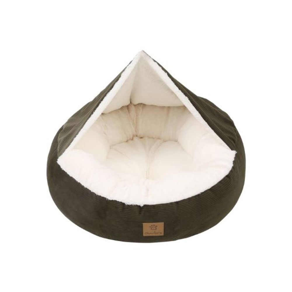 Charlie's Pet Hooded Corduroy Snookie Pet Nest (Olive) - Small by Charlie's Pet - ISBN: 9347563005938