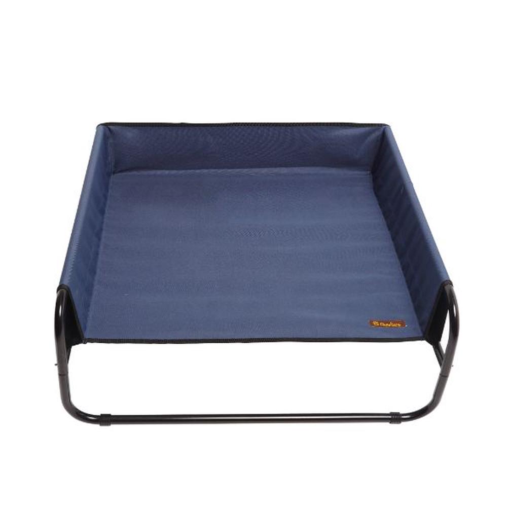 Charlie's Pet High Walled Outdoor Trampoline Pet Bed Cot (Blue