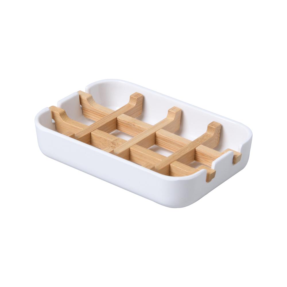 TAKARA Bamboo Soap Dish (White), 9347563008700