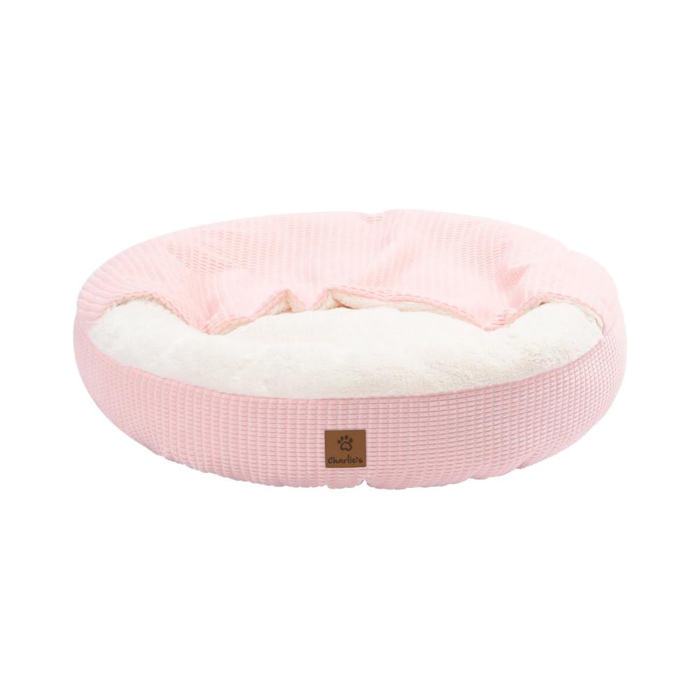 Charlie's Pet Cushioned Hooded Nest (Pink) - Medium by Charlie's Pet - ISBN: 9347563011120