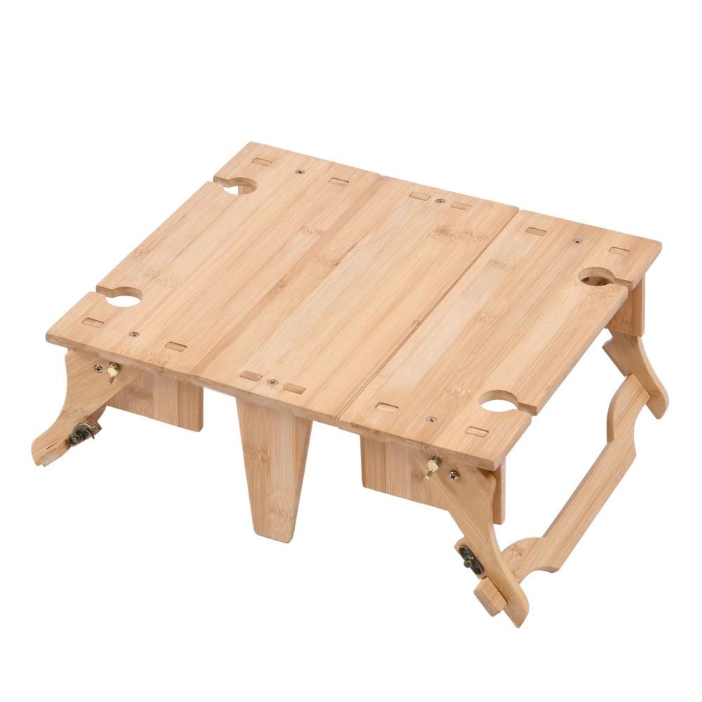 Sherwood Ascot Natural Bamboo Picnic Table Caddy Buy online at The Nile