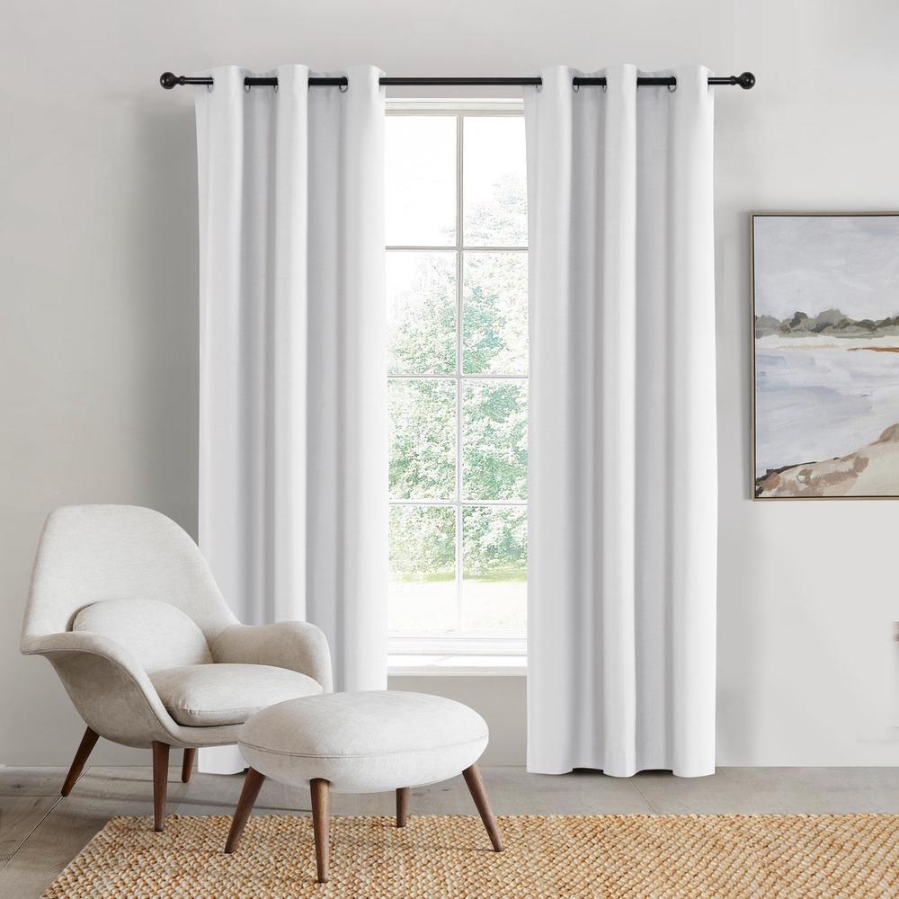 Sherwood 100% Blockout Eyelet Curtain, Pair (White) - 225x223cm, 9347563020771