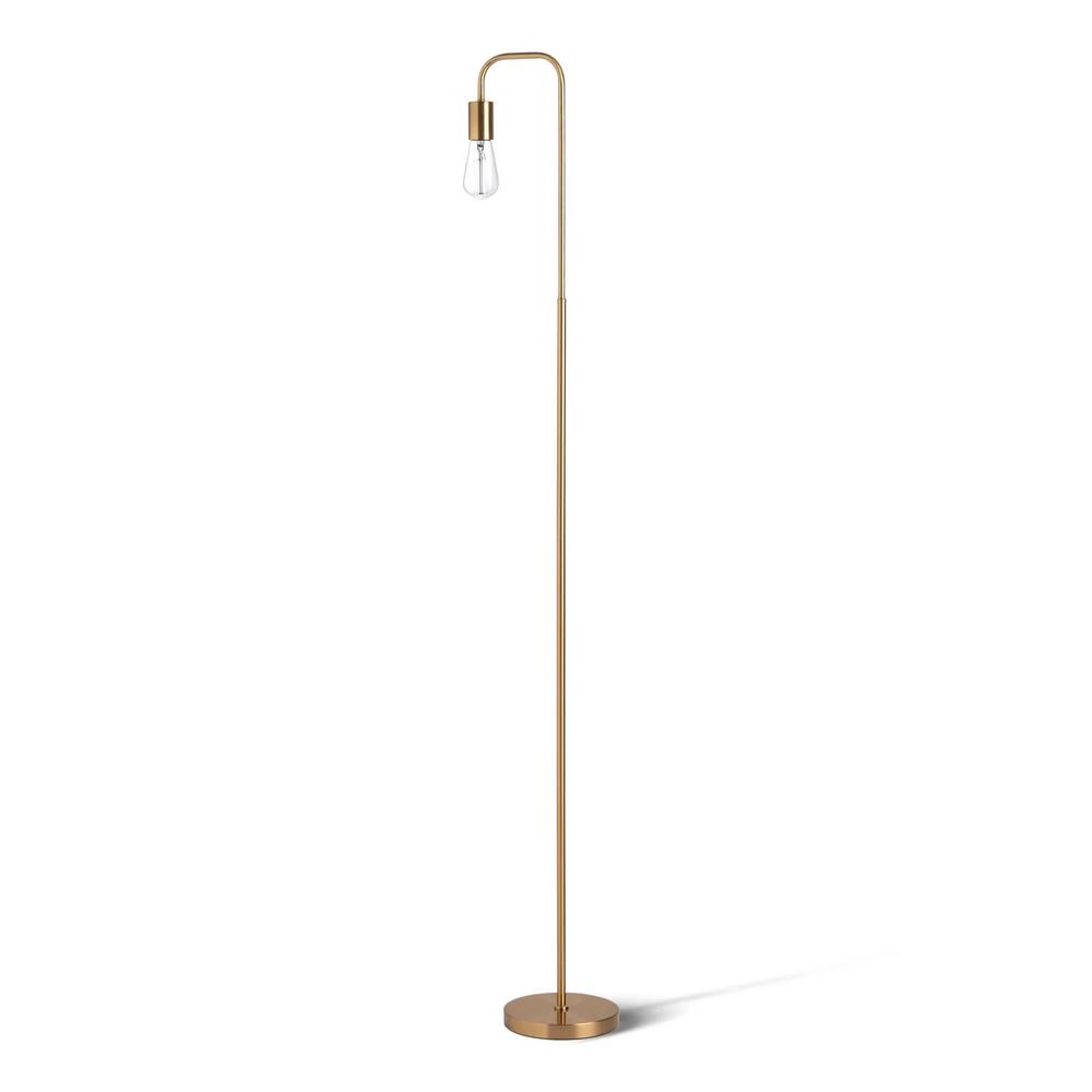Sherwood Kara Metal Floor Lamp (Brass Gold), 9347563021112