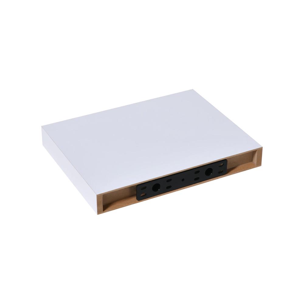 Takara Seiso Floating Wall Shelves Display Rack, Set of 3 (White) - Small/30x23.5x3.8cm, 9347563022621