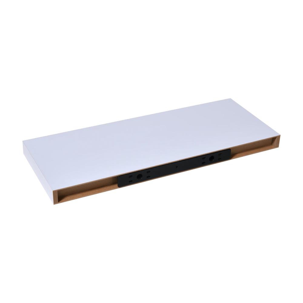 Takara Seiso Floating Wall Shelves Display Rack, Set of 3 (White) - Medium/60x23.5x3.8cm, 9347563022638