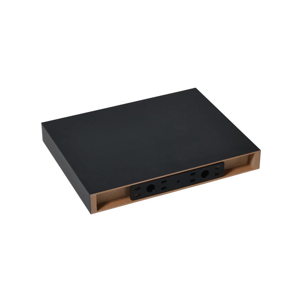 Takara Seiso Floating Wall Shelves Display Rack, Set of 3 (Black) - Small/30x23.5x3.8cm, 9347563022652