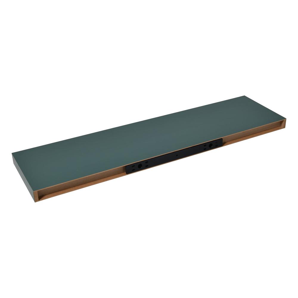 Takara Seiso Floating Wall Shelves Display Rack, Set of 3 (Green) - Large/90x23.5x3.8cm, 9347563022706
