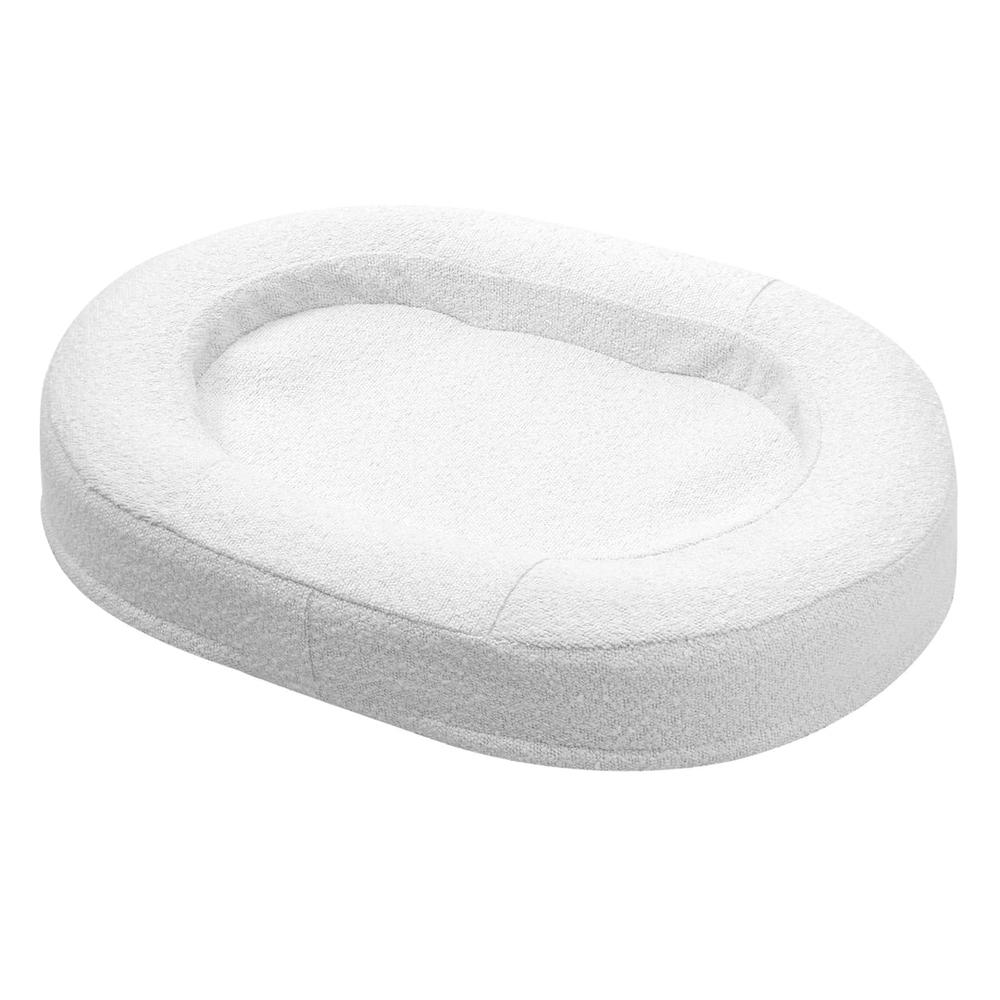 Charlie's Pet Charlie's Marlo Orthopedic Bolster Boucle Dog Bed (White) - 100x65cm, 9347563026384