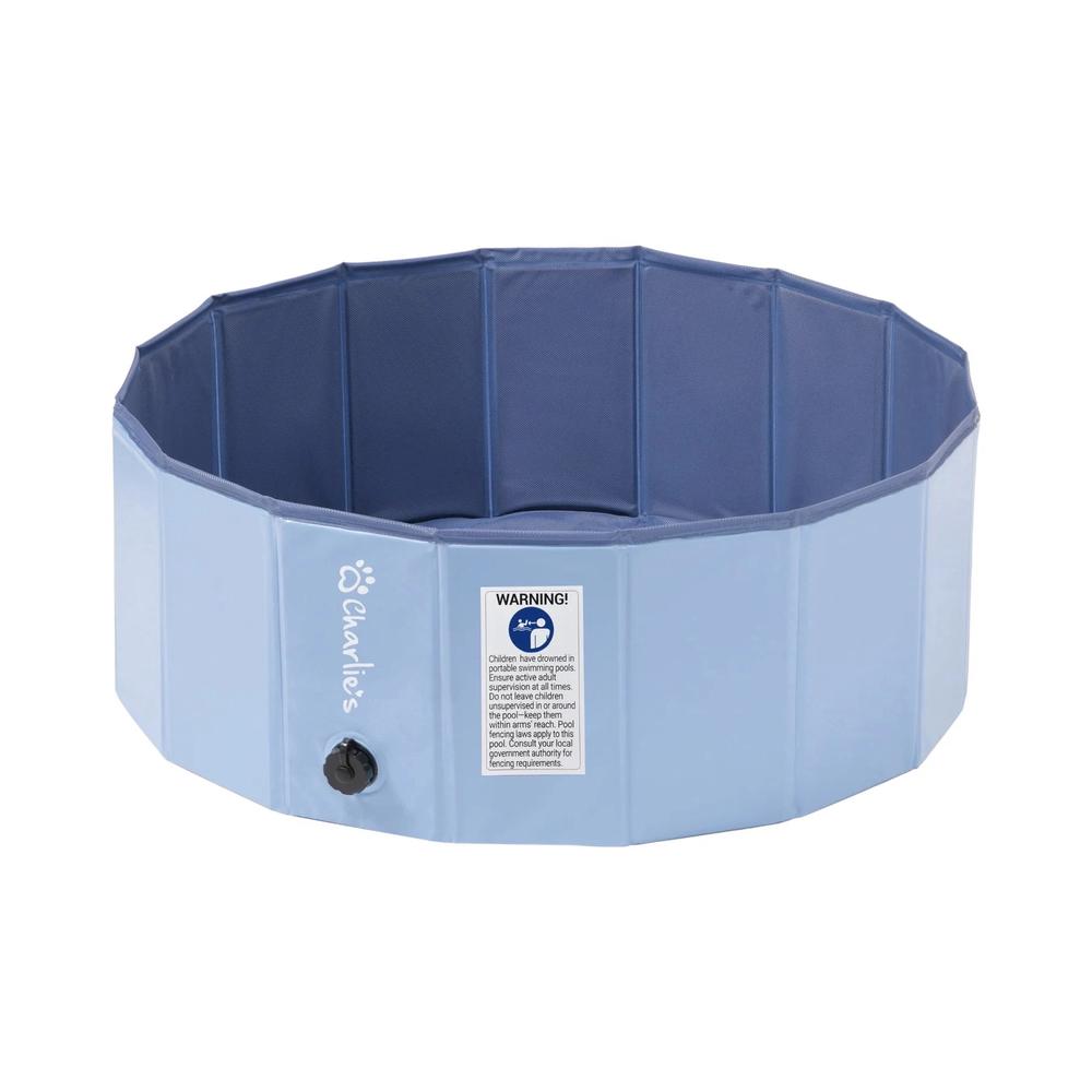 Charlie's Pet Charlie's Splash Society Portable Foldable Dog Pool - 80x30cm, 9347563026841